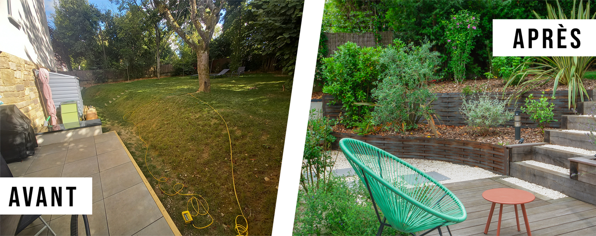 Jardin en pente 1