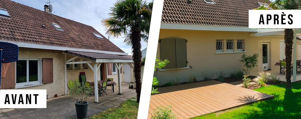 Rénovation des terrasses en composite et grès cérame 2