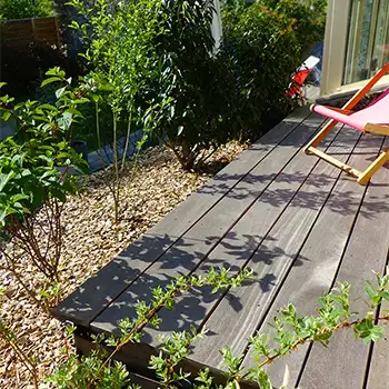 Terrasse bois en hauteur à Sainte-Foy-Lès-Lyon